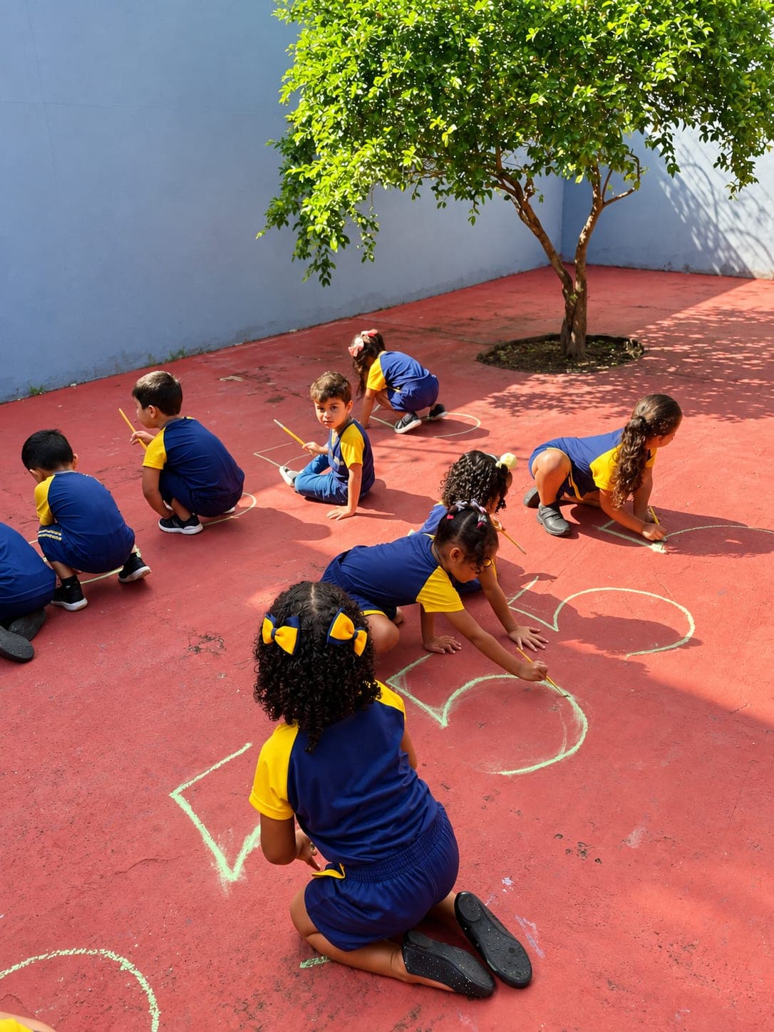 Crianças do Infantil 3 participando de atividades pedagógicas na Eduque Já (foto 2)