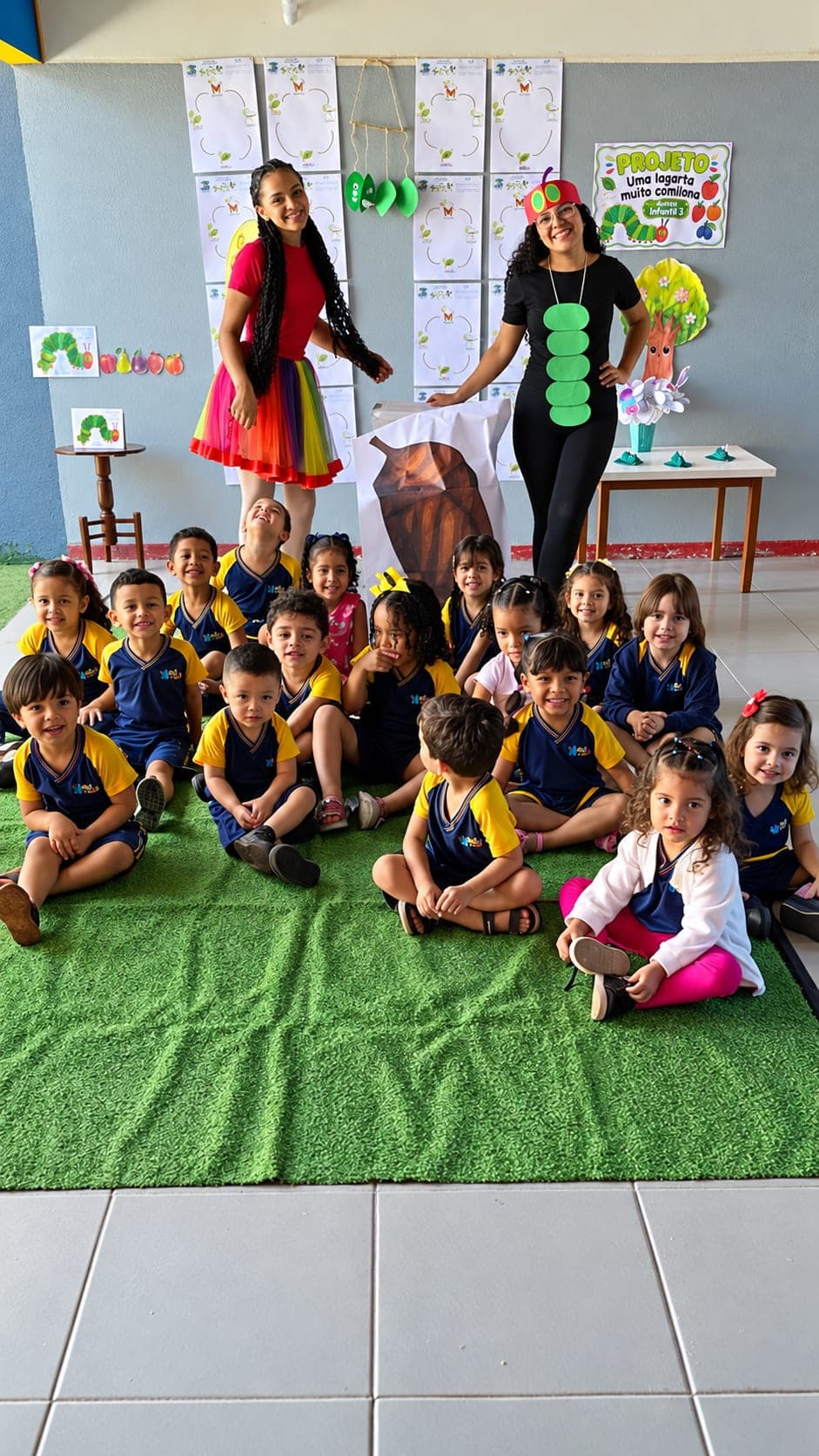 Crianças do Infantil 3 participando de atividades pedagógicas na Eduque Já (foto 9)
